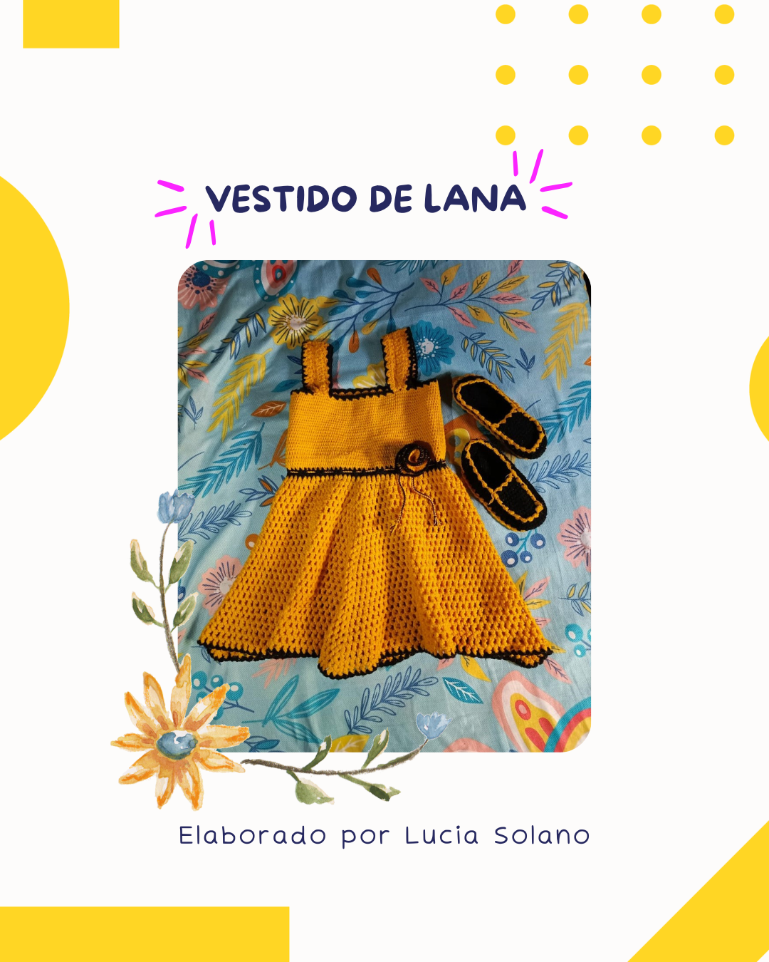 vestido de lana